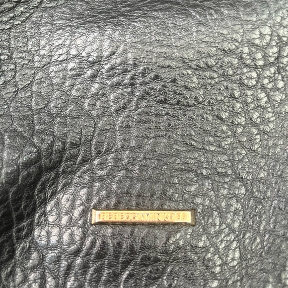 Rebecca Minkoff Black Leather Backpack with Gold Accents main image 11